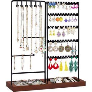 Jewelry Holder Organizer Stand Tree for Earring Necklace Ring Bracelets Display